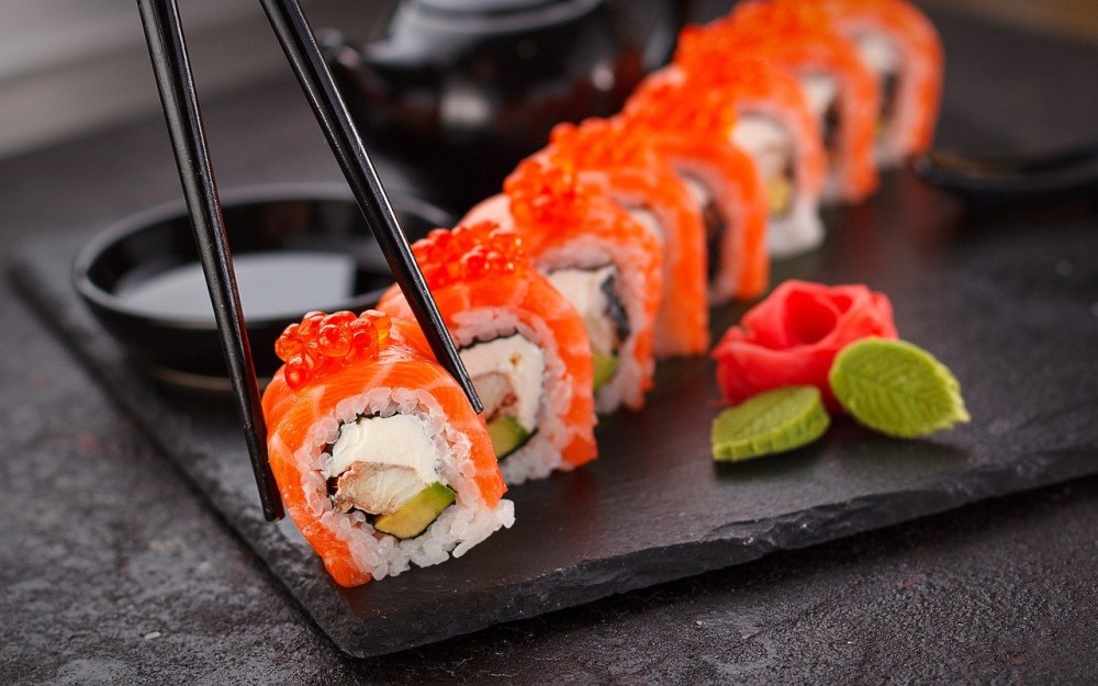 Sushi, kuchnia międzynarodowa